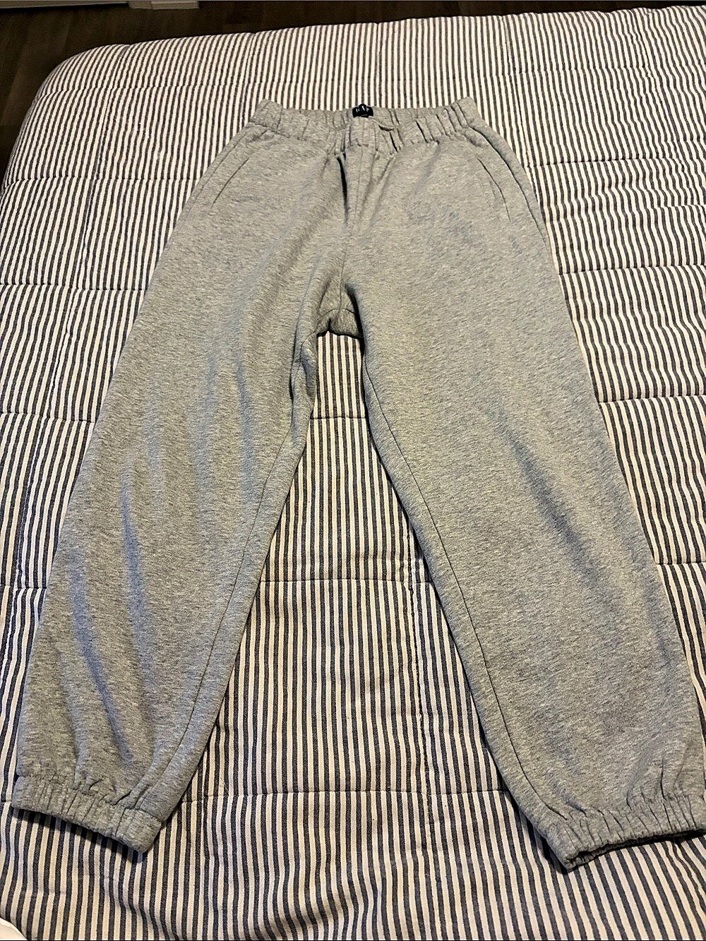 Gap Logo Sweatpants Kids Gray Girls Small